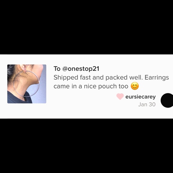 925 Sterling Silver Big Hoop Earrings - Picture 5 of 5